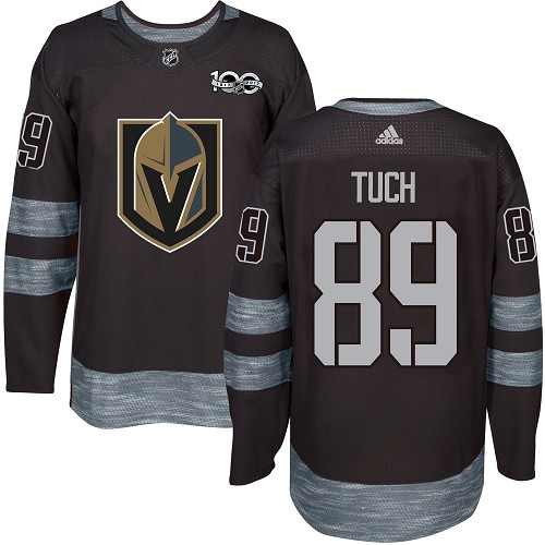 Adidas Golden Knights #89 Alex Tuch Black 1917-100th Anniversary Stitched NHL Jersey - Click Image to Close